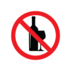 alkoholi tarbimine keelatud