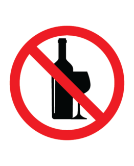 alkoholi tarbimine keelatud