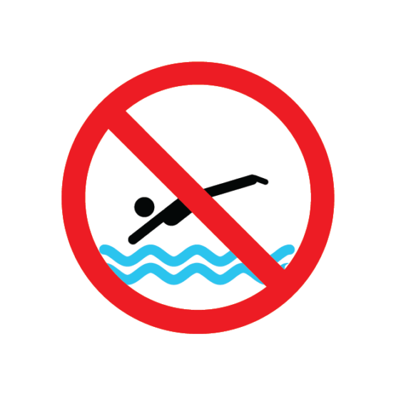 vette hüpped keelatud