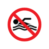 ujumine keelatud