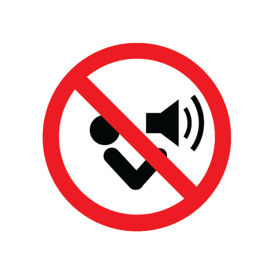 keelumärk müra keelatud